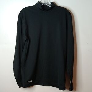 Under Armour Men's Size Medium Black ColdGear Fitted Shirt